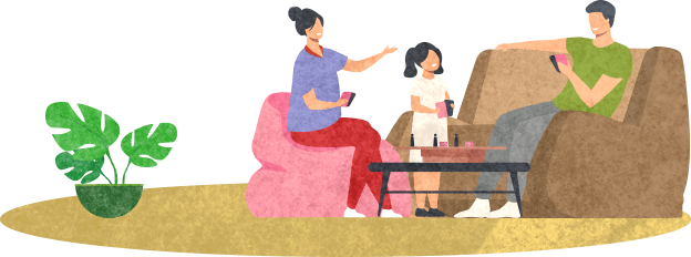 メリットのイラスト