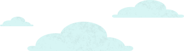 ブルー&グリーンプロジェクト雲のイラスト